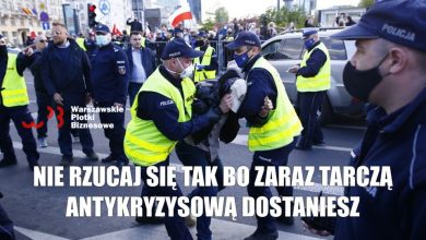 Photo of Warszawa: Strajk Przedsiębiorców spacyfikowany przez policję! Kandydat na prezydenta zatrzymany!