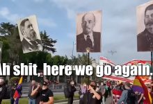 Photo of Hiszpańscy komuniści przeszli ulicami Madrytu. Na sztandarach… Lenin i Stalin!